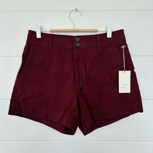 A New Day High Waist Maroon Shorts